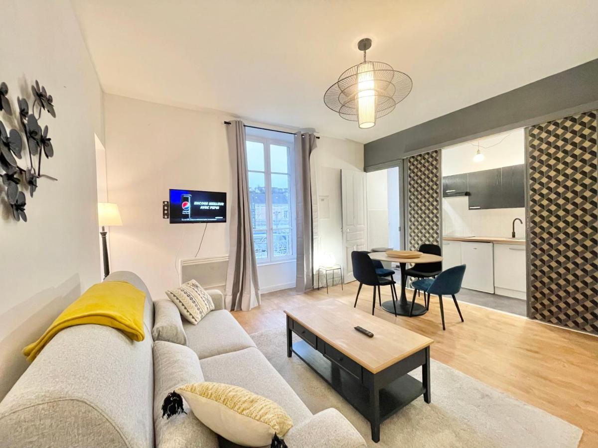 Le Passerelle 1G - Confort - Wifi - Centre Ville A Pied Quimper Luaran gambar